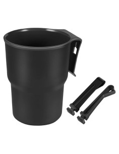Soporte de Taza para Auto KITUREK Negro 2, Organizador Multifuncional