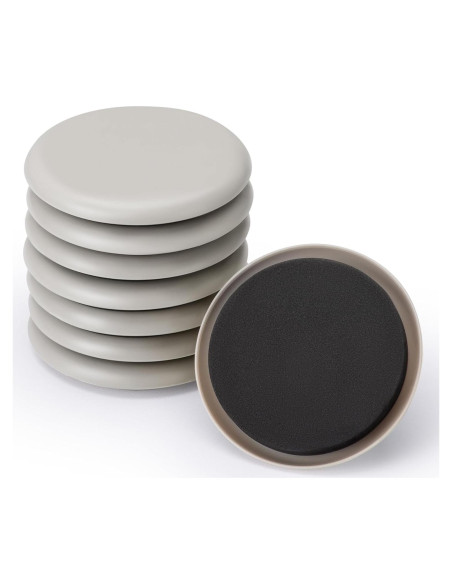 Deslizadores de Muebles CO-Z - 8 Piezas 8.89 cm para Alfombra