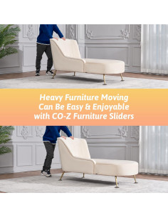 Deslizadores de Muebles CO-Z - 8 Piezas 8.89 cm para Alfombra 2