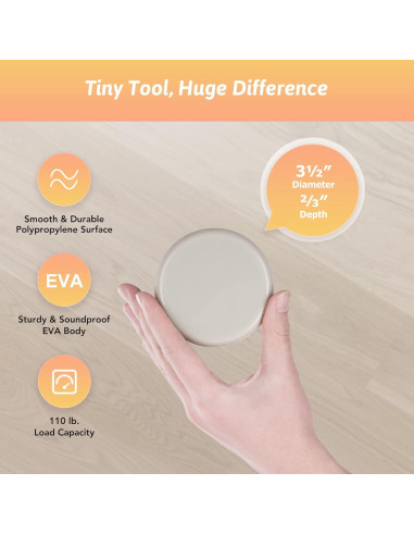 Deslizadores de Muebles CO-Z - 8 Piezas 8.89 cm para Alfombra