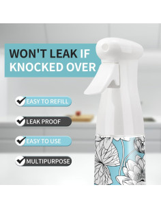 Botella Spray para Cabello Shu Mizara 140g Rosa - Nebulización 2