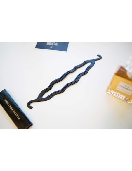 6 Piezas Donut de Plástico Negro SYBL para Peinados