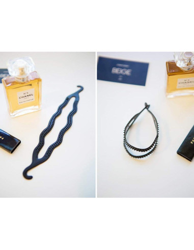 6 Piezas Donut de Plástico Negro SYBL para Peinados