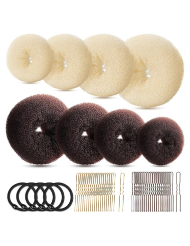 Conjunto Hacedor de Moño FANDAMEI 8 Piezas con Horquillas