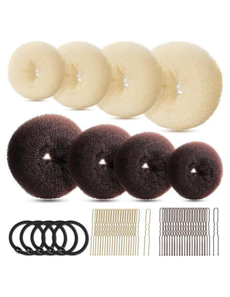 Conjunto Hacedor de Moño FANDAMEI 8 Piezas con Horquillas