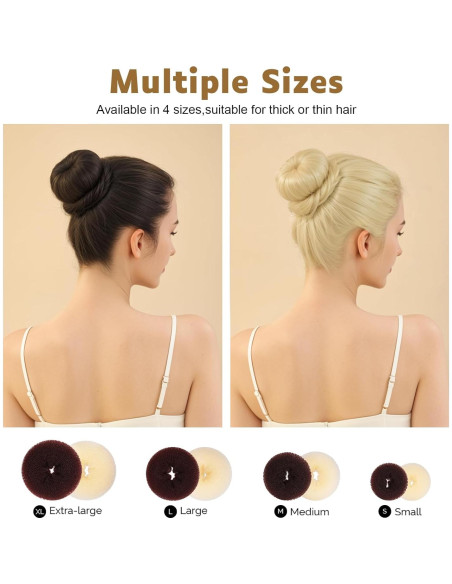 Conjunto Hacedor de Moño FANDAMEI 8 Piezas con Horquillas