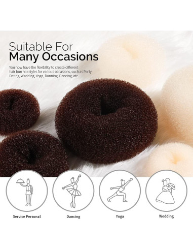 Conjunto Hacedor de Moño FANDAMEI 8 Piezas con Horquillas