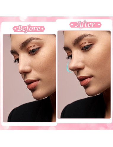 Bonuci 10 Juegos Correctores de Nariz Silicona 3 Tamaños