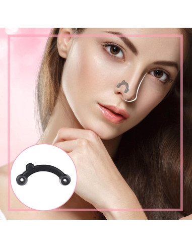 Bonuci 10 Juegos Correctores de Nariz Silicona 3 Tamaños