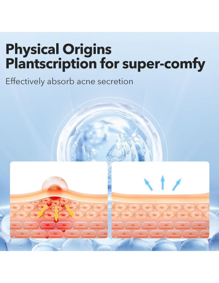 Parches para Granos QUSTERE Hidrocoloide 288 Unidades 9mm 12mm