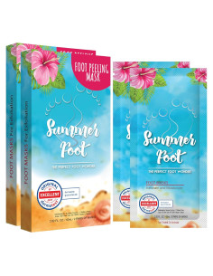 Mascarilla Exfoliante para Pies Summer Foot - 2 Pares con Urea