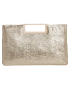 Bolso de Mano Convertible de Cuero Vegano Charming Tailor Dorado