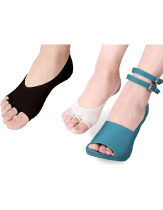 Calcetines Invisibles de Liner para Mujer Angzhili - 2 Pares 2