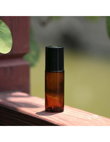 2 Botellas de Vidrio Reutilizables 30ml LNYMZD para Aceite Esencial