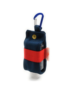 Porta Gel Antibacterial SUCHI 60ml Reutilizable con Clip