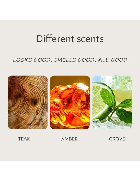 Ambientador de Coche Dcifuu con Fragancia de Ámbar - Kit de Inicio Ambientador de Coche Dcifuu con Fragancia de Ámbar - Kit de Inicio