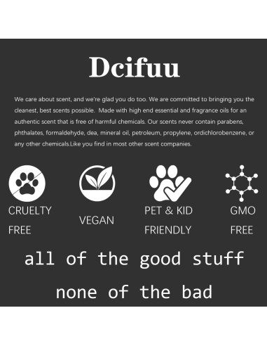 Ambientador de Coche Dcifuu con Fragancia de Ámbar - Kit de Inicio