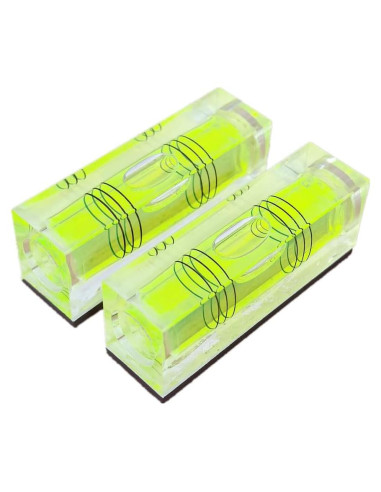 2 Niveles de Burbuja Cuadrados SIZIKJXGHWYI con Base Magnética 52x20x15mm