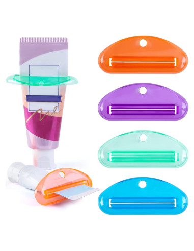 Exprimidor de Pasta de Dientes LOVEINUSA 4PCS Multicolor