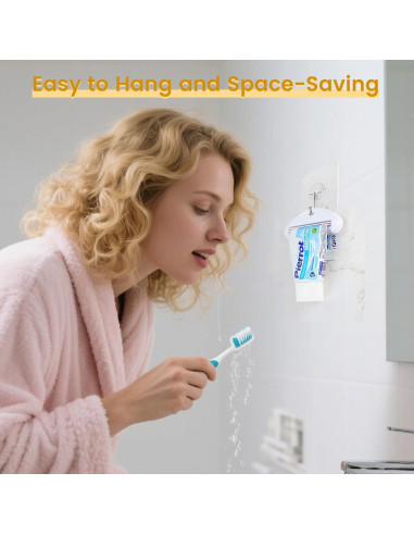 Exprimidor de Pasta de Dientes LOVEINUSA - 4 Colores, 8.9x3.6cm