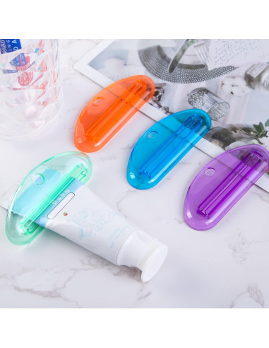 Exprimidor de Pasta de Dientes LOVEINUSA 4PCS Multicolor