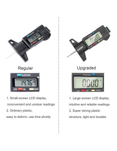 Medidor Digital de Profundidad de Banda de Rodadura GODESON 25.4mm 2