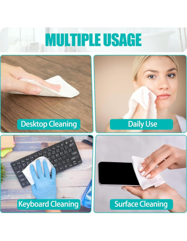 100 Toallas Comprimidas Desechables Khrgovd - Portátiles 20x22 cm