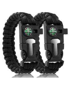 Pulsera de Supervivencia Oadnfa 5-en-1 para Hombres