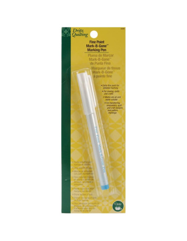 Marcador-B-Gone Dritz Pluma Punta Fina Azul 10g