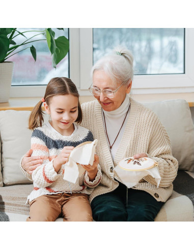 Caydo Juego de Aros de Bordado 6 Piezas 9.2 a 27.1 cm