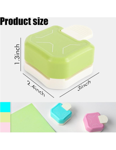 Troqueladora de Esquinas Redondeadas LOVEINUSA 3 en 1