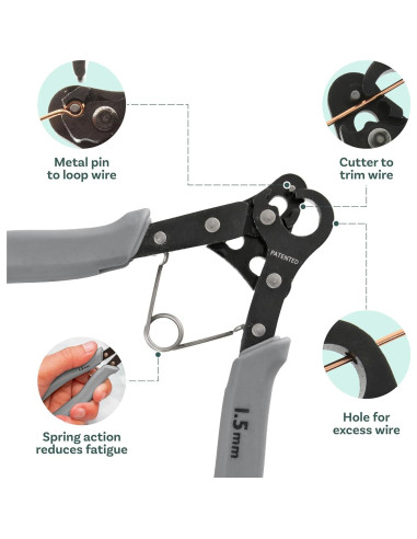 Alicate de Bucle The Beadsmith 1.5 mm para Joyería