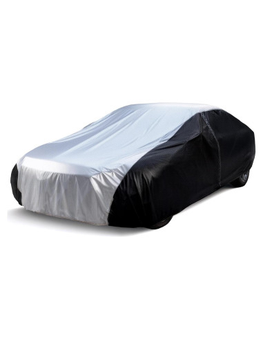 Funda de Coche Season Guard Fibra Carbono Ajuste Universal