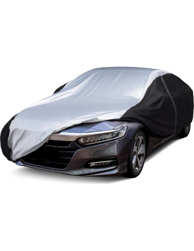 Funda de Coche Season Guard Fibra Carbono Ajuste Universal