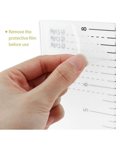 Regla de Alineación para Camisetas Ranjaner - Acrílico Transparente