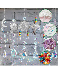 Kit de Atrapa Rayos DIY Worgree 460 Piezas Cristal Decoración 2