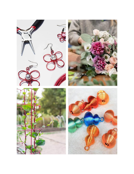 Alambre de Aluminio Anodizado Mandala Crafts 20 Gauge 30.48 m Alambre de Aluminio Anodizado Mandala Crafts 20 Gauge 30.48 m