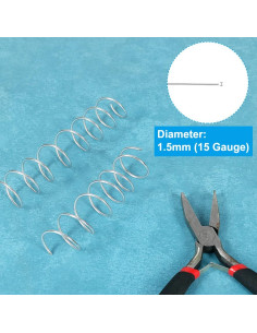 Alambre de Aluminio 1.5mm Tenn Well 50m Plata para Manualidades 2