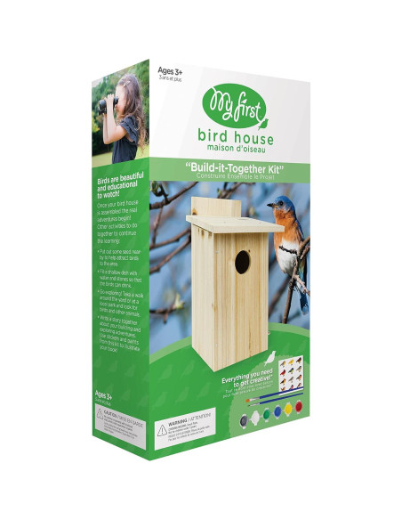 Casa de Aves de Jardín Nature's Way DIY con Ventana - Madera