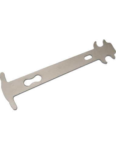 Comprobador de Cadena de Bicicleta YTgilo 140mm Plata