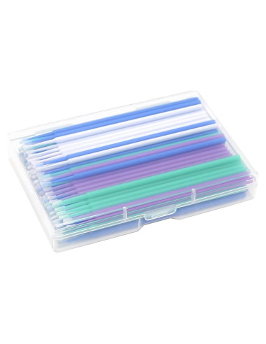 Pinceles Micro Aplicadores UOIENRT 200 Pcs 1-2.5mm para Pintura