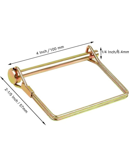 Juego de 10 Pasadores de Acoplador de Remolque Sunnyway 6 mm