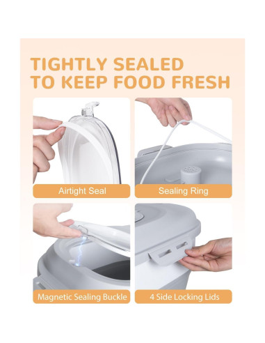 Contenedor de Almacenamiento de Comida para Perros DDMOMMY 35 L