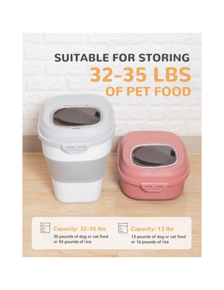 Contenedor de Almacenamiento de Comida para Perros DDMOMMY 35 L