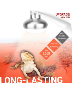 Bombilla de Calentamiento para Reptiles ReptiKing 100W Paquete de 2 2