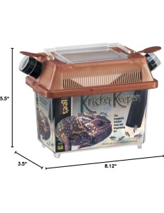 Kricket Keeper Lee para Grillos - Habitat y Transportador 2