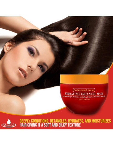 Máscara Hidratante Arvazallia 240 ml para Cabello Seco