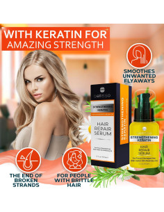 Suero de Cabello Bellisso - Queratina Anti Frizz 150ml 2