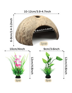Suministros para Cangrejo Ermitaño QUOZUO - 22 Piezas 2