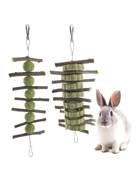 Juguete de Masticar WANBAO para Conejos y Roedores - 2 Piezas Juguete de Masticar WANBAO para Conejos y Roedores - 2 Piezas